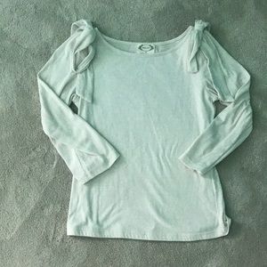 Joyfolie Lorelie White Top With Bows Girls Size 14